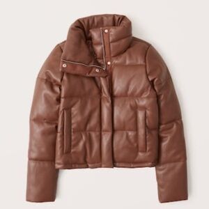 Abercrombie & Fitch Chestnut Puffer Jacket